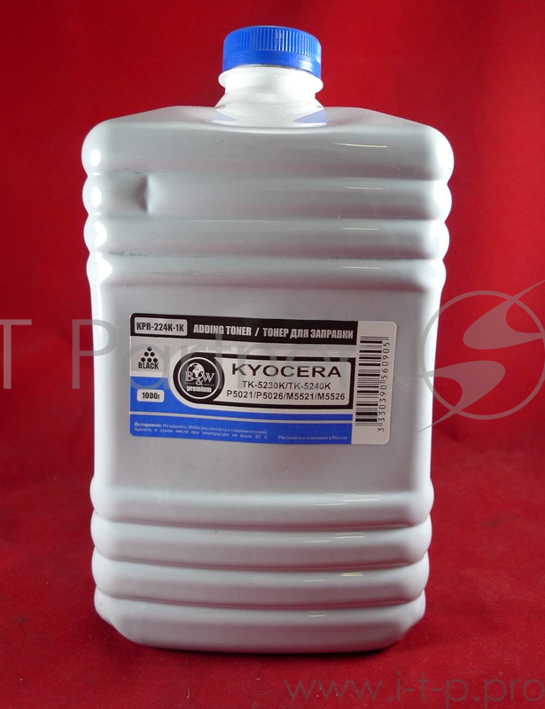 Тонер для Kyocera TK-5220K/TK-5230K/TK-5240K, P5021/P5026/M5521/M5526 Black (кан. 1кг) Black&White Premium
