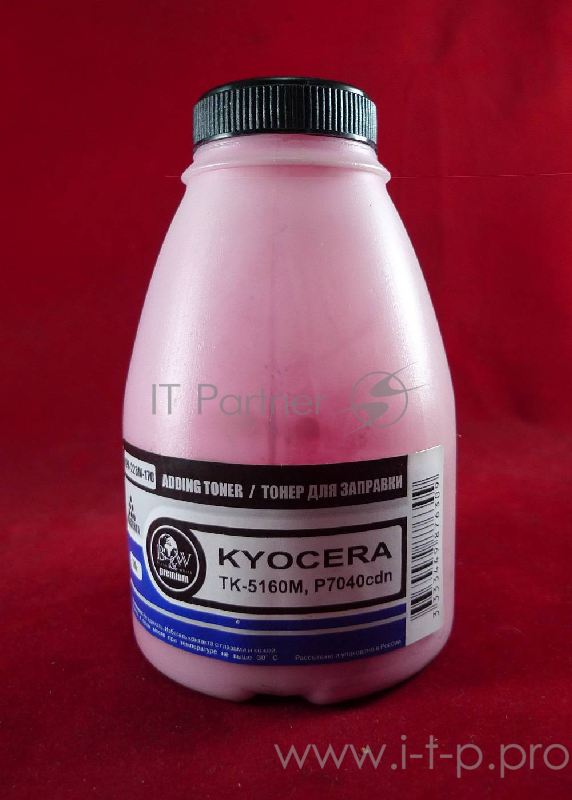 Тонер для Kyocera TK-5160M, P7040cdn Magenta (фл. 170г) 12K Black&White Premium