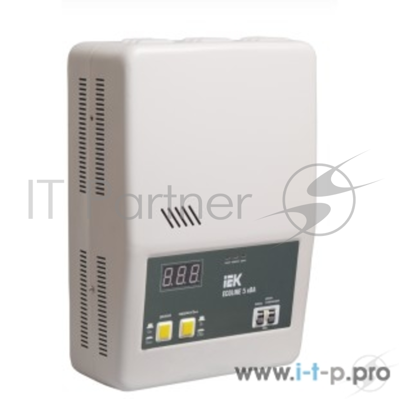 Стабилизаторы напряжения Iek IVS27-1-05000 Стабилизатор напряжения настенный серии Ecoline 5 кВА IEK