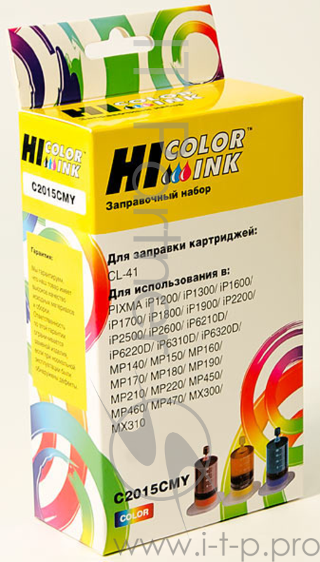 Расходные материалы Hi-Black Заправочный набор Canon CL-41 3x20ml, color (Hi-Black)