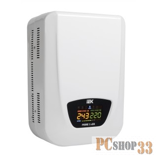 Стабилизаторы напряжения Iek IVS32-1-05000 Стабилизатор напряжения настенный серии Prime 5 кВА IEK