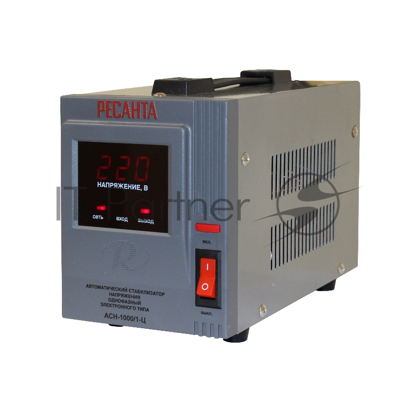 Ресанта Стабилизаторы напряжения Ресанта АСН-3 000 Н/1-Ц 63/6/21 Стабилизатор Lux {220В±8%, Габариты 260х155х310, Вес 8кг}