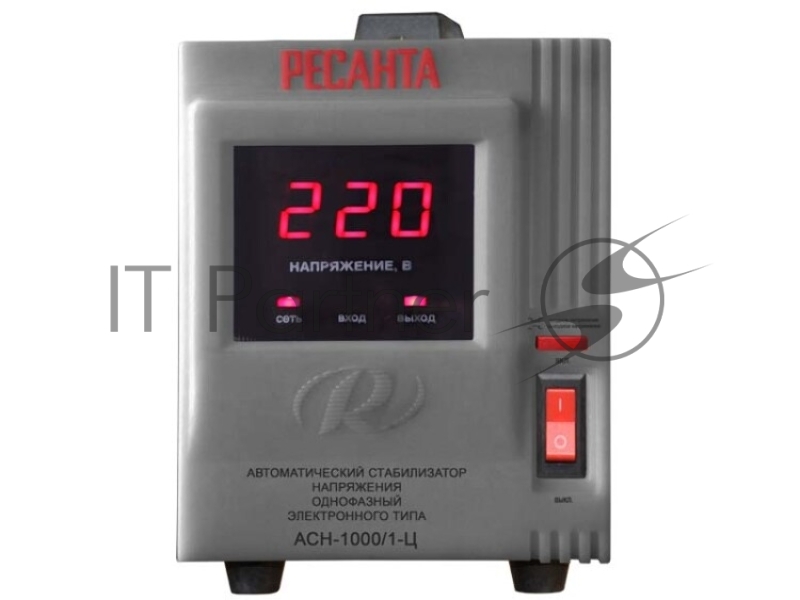 Ресанта Стабилизаторы напряжения Ресанта АСН-3 000 Н/1-Ц 63/6/21 Стабилизатор Lux {220В±8%, Габариты 260х155х310, Вес 8кг}