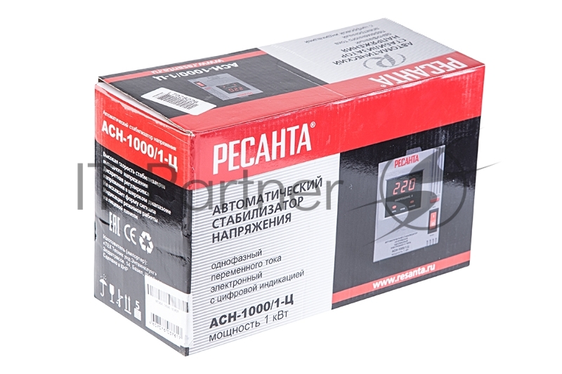 Ресанта Стабилизаторы напряжения Ресанта АСН-3 000 Н/1-Ц 63/6/21 Стабилизатор Lux {220В±8%, Габариты 260х155х310, Вес 8кг}