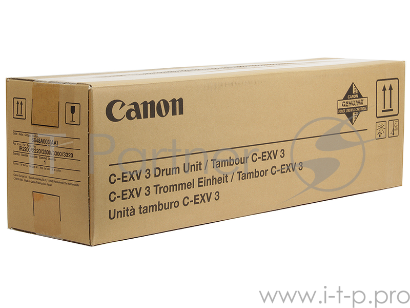 Расходные материалы Canon C-EXV3Drum 6648A003 Drum Unit Canon C-EXV3/GPR-6, Блок Фотобарабана для iR-2200/2800N, Черный,55000 стр.