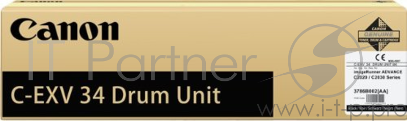 Расходные материалы Canon 3786B003AA Барабан C-EXV34 черный для Canon iR ADV C2220L/C2220i/C2225i (43000 стр.) C2230i (61000 стр.)