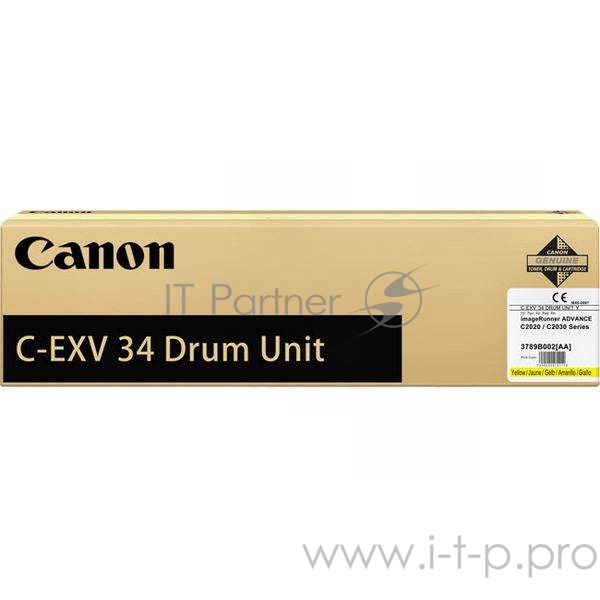 Барабан CANON С-EXV 34 для IR ADV C2020/2030 Yellow