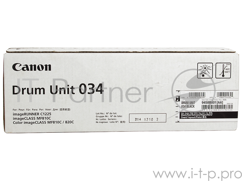 Барабан CANON 034 Black