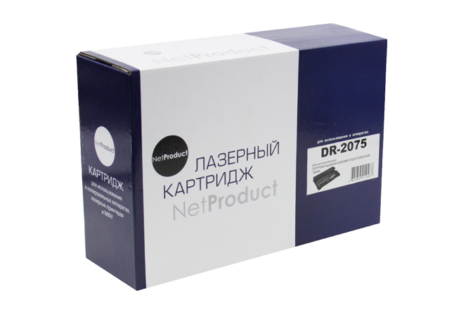 Расходные материалы NetProduct DR-2075 Драм-юнит для Brother 2030/2040/2070/7010/7420/7820 (NetProduct) DR-2075, 12К