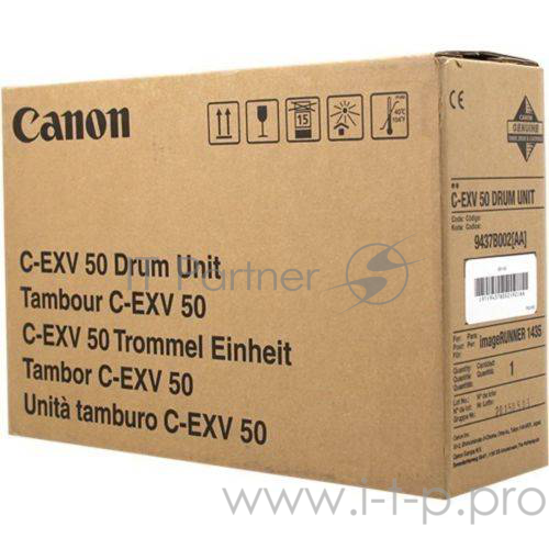 Барабан Canon C-EXV50 Drum Unit (9437B002AA 000), Black черный, 35500 стр, для IR1435/1435i/1435iF