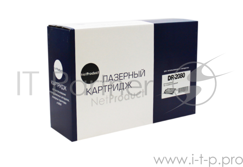 Драм-юнит NetProduct (N-DR-2080) для Brother HL-2130R/DCP-7055WR, 12K
