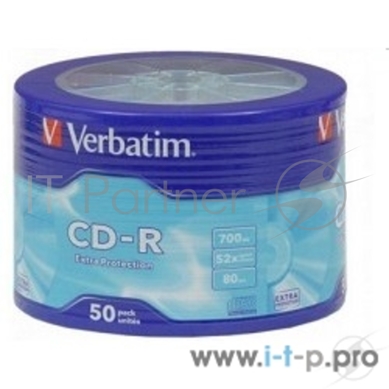 Диск CD-R 700МБ 52x Verbatim 43728 (50шт./уп.)