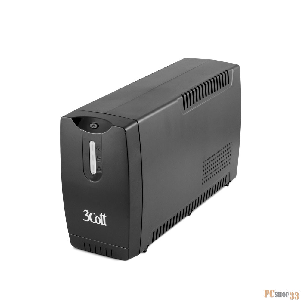 3кот 3Cott ИБП 3Cott-650-CNL Connect Line 650VA/390W USB,AVR,RJ11,RJ45 (3 Euro) {0509780}