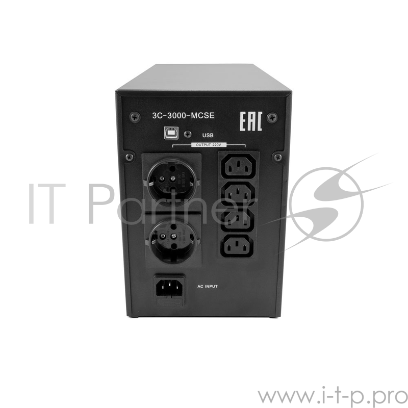 3кот 3Cott ИБП ProPower 3C-3000-MCSE 3000VA/1800W линейно-интерактивный (3-х ступенчатый AVR, выход: 2*Shuko + 4*IEC, USB, ЖК дисплей) {0486777}