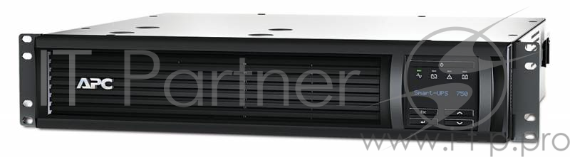 ИБП APC Smart-UPS 750VA SMT750RMI2U {Line-Interactive, RU 2U, IEC, LCD, USB}