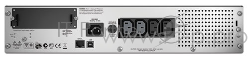 ИБП APC Smart-UPS 750VA SMT750RMI2U {Line-Interactive, RU 2U, IEC, LCD, USB}