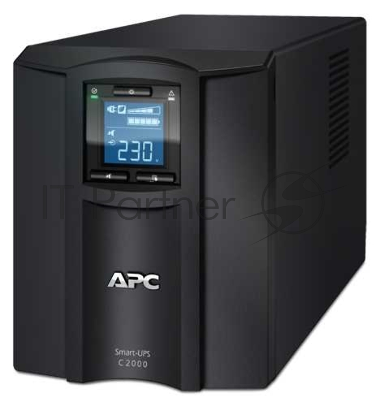ИБП APC Smart-UPS C 2000VA SMC2000I {Line-Interactive, Tower, IEC, LCD, USB}