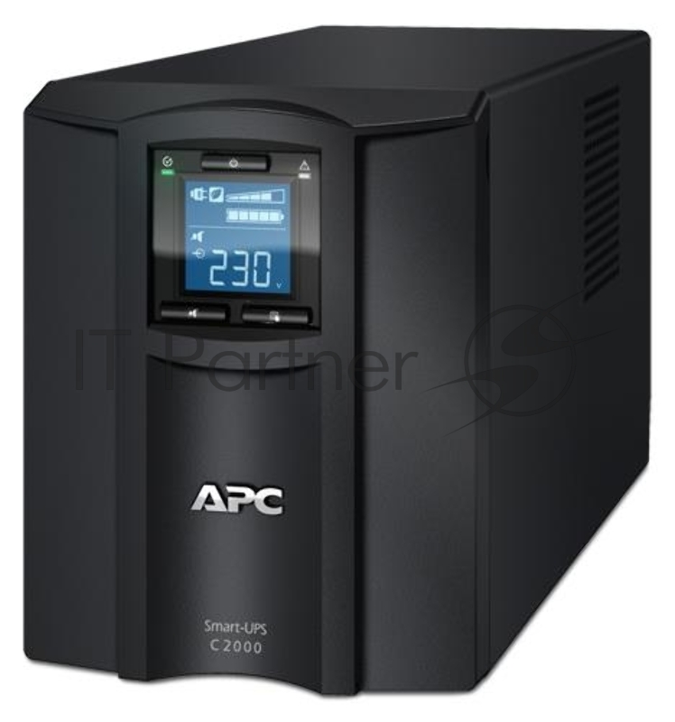 ИБП APC Smart-UPS C 2000VA SMC2000I {Line-Interactive, Tower, IEC, LCD, USB}