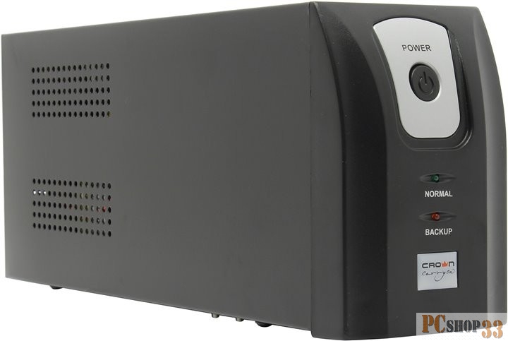 ИБП CROWN ИБП CMU-750X {750VA/480W, корпус металл, 1x12V/9AH, розетки 1*EURO+1*IEC} CM000001508