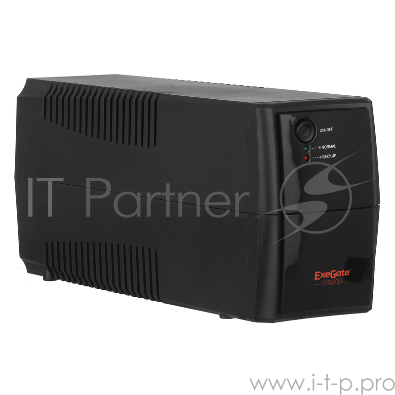 ИБП Exegate EP244541RUS ИБП Exegate Power Back BNB-400 400VA, Black, 2 евророзетки