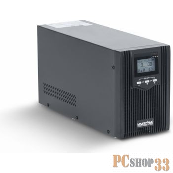 Импульс Импульс ИБП Юниор ПРО 2000 {2000 ВА/1600 Вт, LCD, USB, RJ-45/RJ-11, слот для SNMP, АКБ 3х9Ач, IEC-C13 + SCHUKOx2},черный {00-КБ002801}