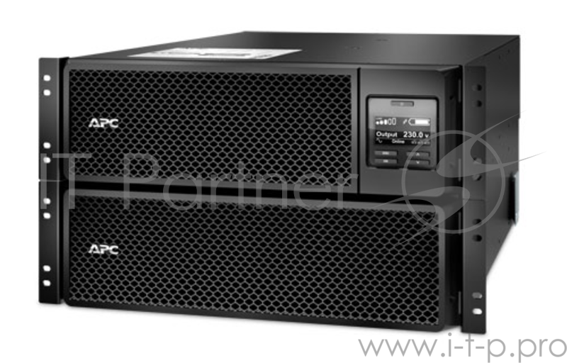 ИБП APC Smart-UPS SRT RM SRT10KRMXLI Black {10000VA/10000W, On-Line, Extended-run, Rack 6U (Tower convertible), Pre-Inst. Web/SNMP, with PC Business}