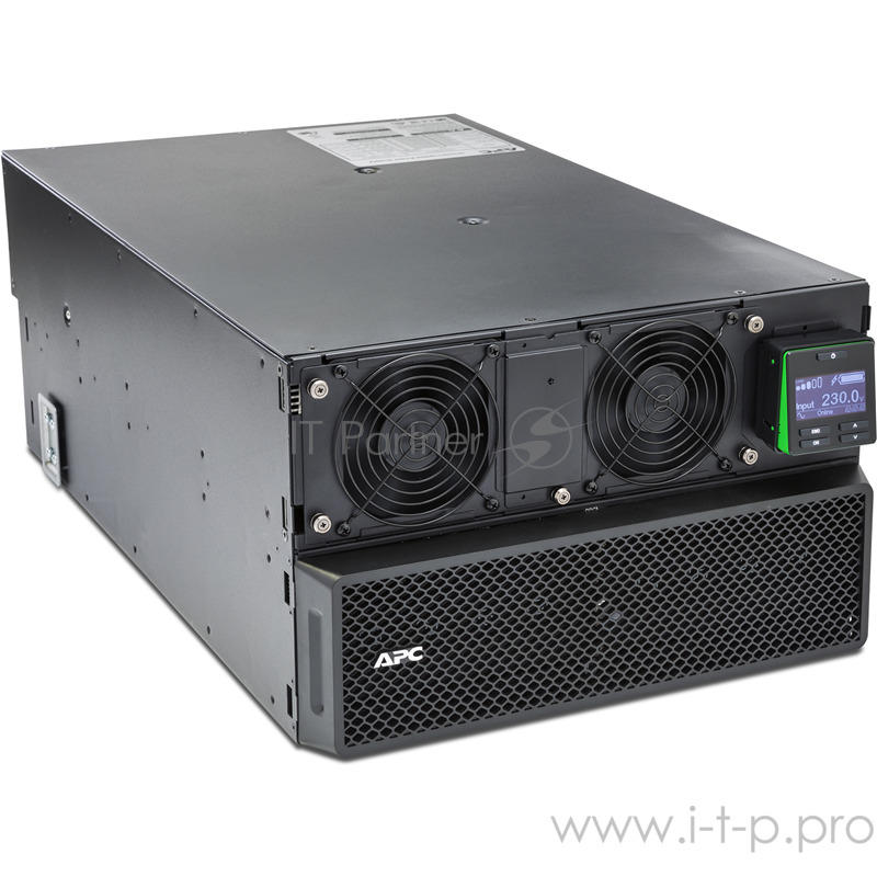 ИБП APC Smart-UPS SRT RM SRT10KRMXLI Black {10000VA/10000W, On-Line, Extended-run, Rack 6U (Tower convertible), Pre-Inst. Web/SNMP, with PC Business}