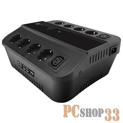 3кот 3Cott ИБП Cascade 3C-500-SPB 500VA/300W, линейно-интерактивный, управляемый, 3-х ступенчатый {0369130}