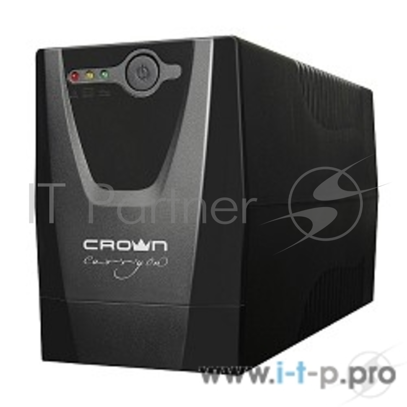 ИБП CROWN ИБП CMU-500XIEC {480 ВА / 240 Вт Off-Line 3 х IEC-320 , 12V/4,5AH х 1 пластик}