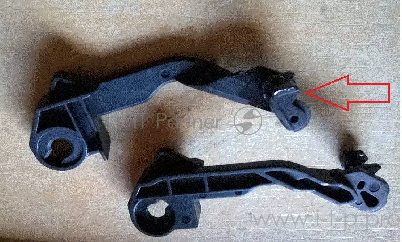 Рычаг печки левый HP LJ P1606/M1536 (RC2-9515)