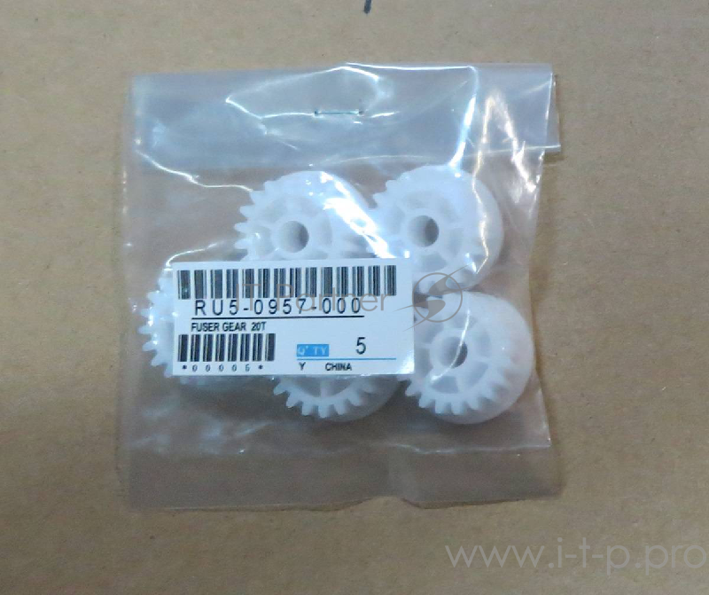 Шестерня 20T привода печи HP LJ P3005/ M3027/M3035 (RU5-0957)