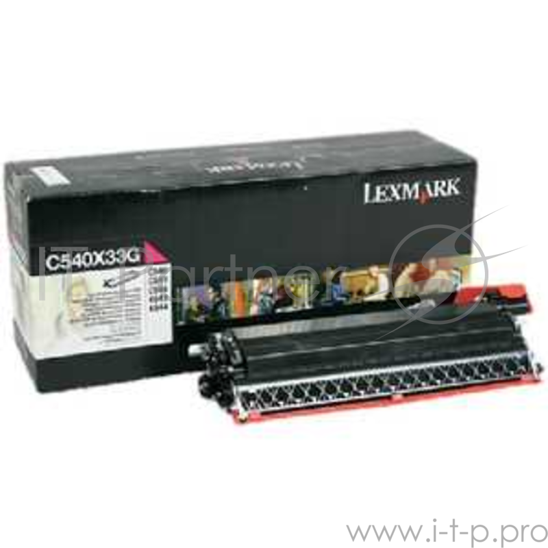 Девелопер Lexmark C540, C543, C544, X543, X544 Пурпурный30K