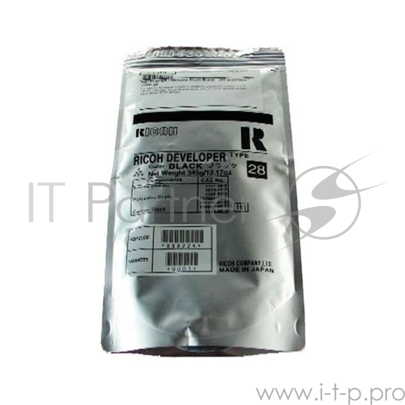 Расходные материалы Ricoh 888224 Девелопер тип 28 {Ricoh 201X/202X/3025/3030/1500/1900/ (60000стр)}
