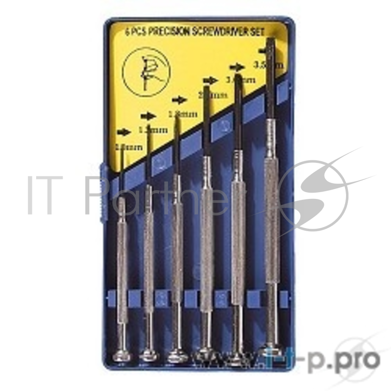 Ручной инструмент Набор STAYER STANDARD: Отвертки для точных работ, цельнометаллические, 6 предметов 2560-H6_z01