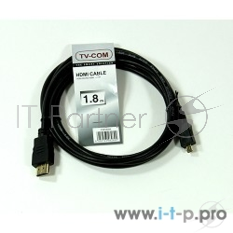Кабель TV-COM Кабель HDMI to MicroHDMI ver1.4V+3D,1,8m (CG583K-1.8M) 6926123462690