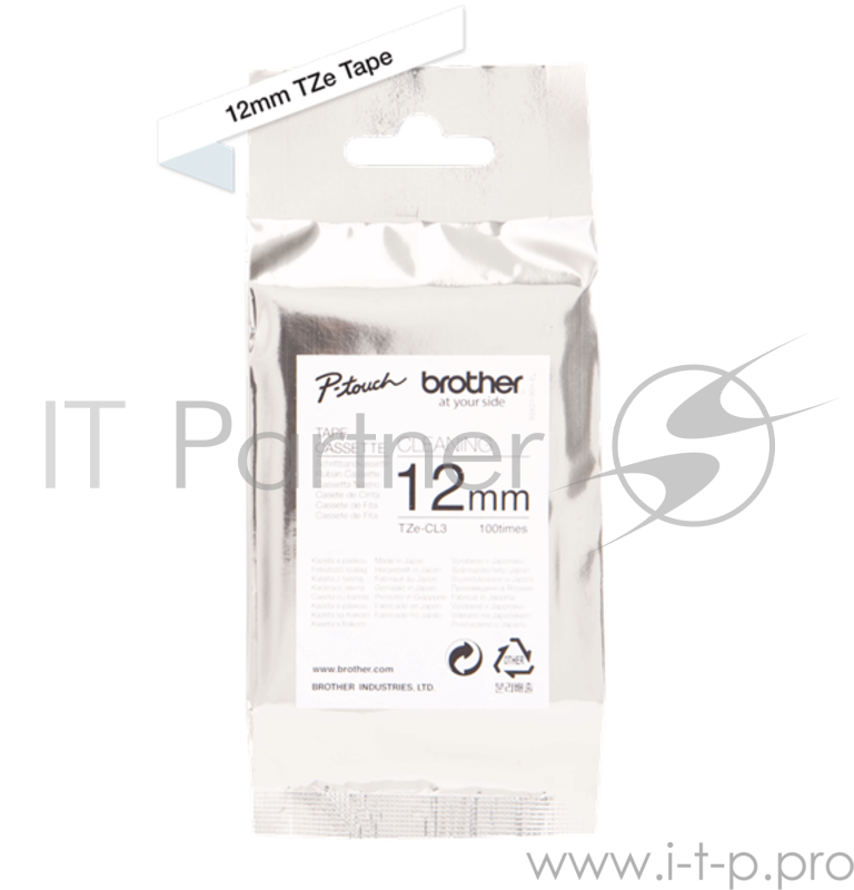 Наклейка чистящая TZECL3 (для очистки печатающей головки 12 мм)