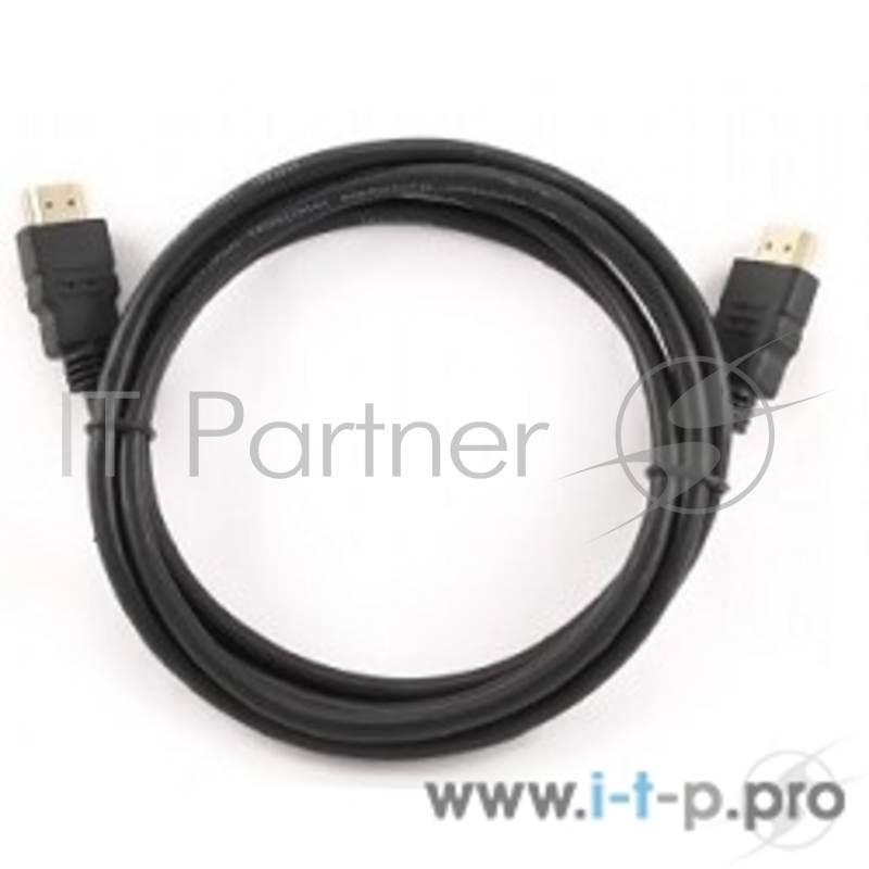 Кабель Кабель HDMI Gembird/Cablexpert, 1м, v1.4, 19M/19M, черный, позол.разъемы, экран(CC-HDMI4-1M)