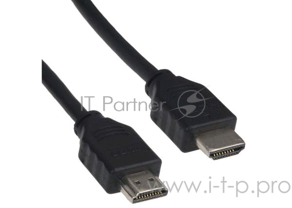 Кабель Кабель HDMI Gembird/Cablexpert, 1м, v1.4, 19M/19M, черный, позол.разъемы, экран(CC-HDMI4-1M)