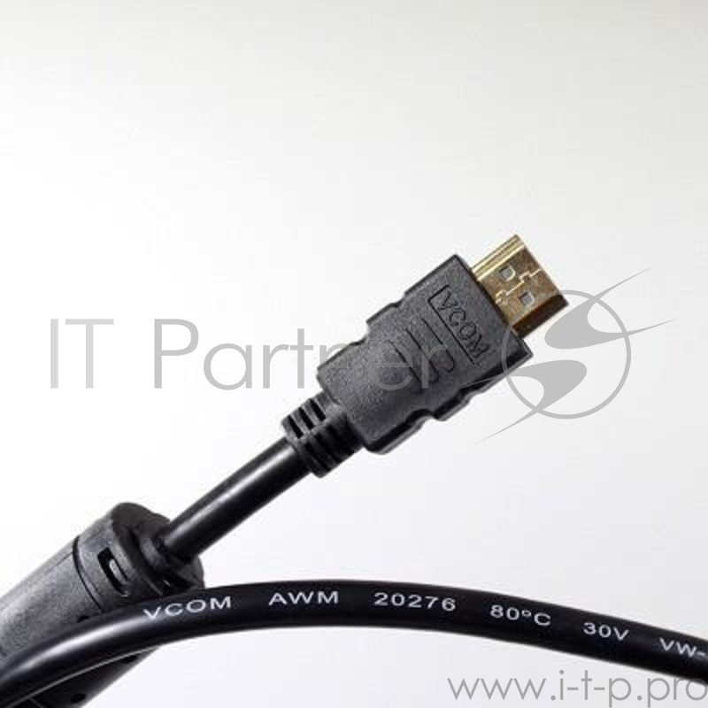 Кабель VCOM VHD6020D-15MB Кабель HDMI 19M/M ver:1.4+3D, 15m, позолоченные контакты, 2 фильтра