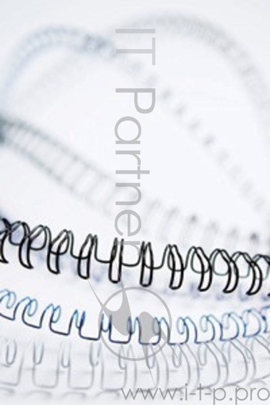 Пружина металлическая Fellowes 8 мм (на 36 - 60 листов), 100шт, цвет черный (FS-53261)