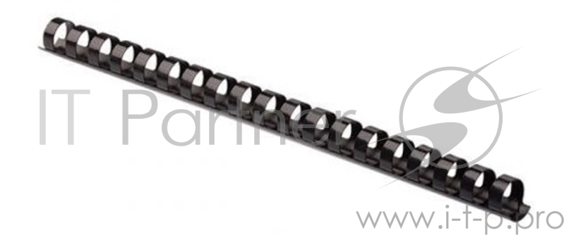 Пружины для переплета пластиковые Fellowes Lamirel LA-7867901 19мм черный 100 шт