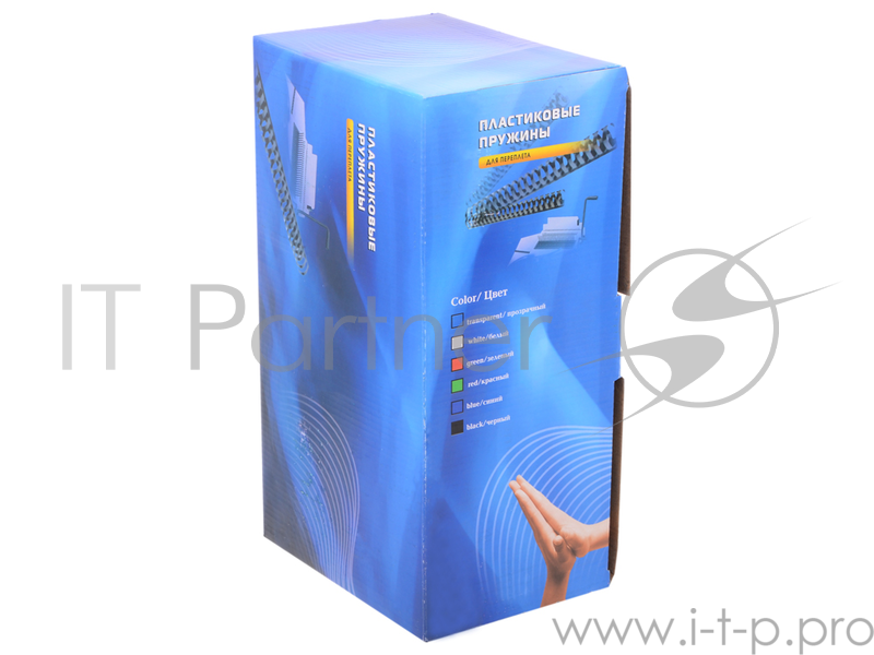 Пружины для переплета пластиковые Office Kit 38мм (на 281-340 листов) белый (50шт) (BP2111)