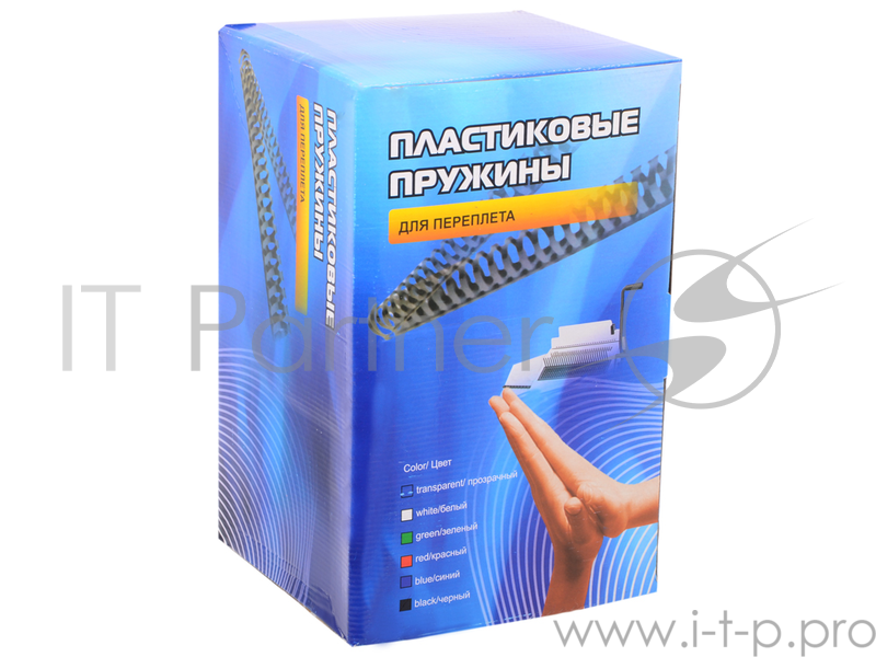 Пластиковые пружины 51 мм (410-480 листов) черные 50 шт. Office Kit (BP2130)