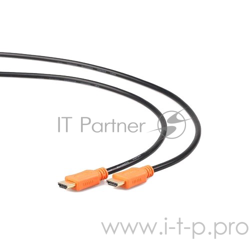 Кабель Кабель HDMI Gembird/Cablexpert , 1.8м, v1.4, 19M/19M, серия Light, черный, позол.разъемы, экран (CC-HDMI4L-6)