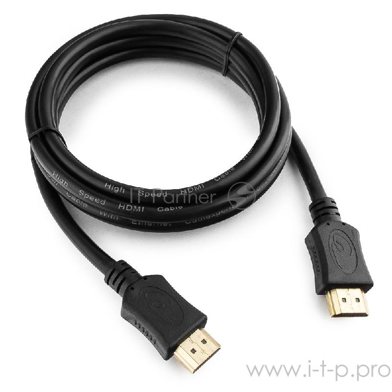 Кабель Кабель HDMI Gembird/Cablexpert , 1.8м, v1.4, 19M/19M, серия Light, черный, позол.разъемы, экран (CC-HDMI4L-6)