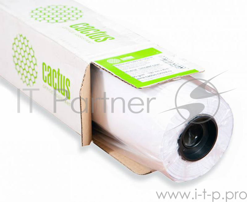 Калька Cactus CS-LFPTR62-620175 A1+ 620мм-175м/62г/м2/белый для струйной печати втулка:76.2мм (3