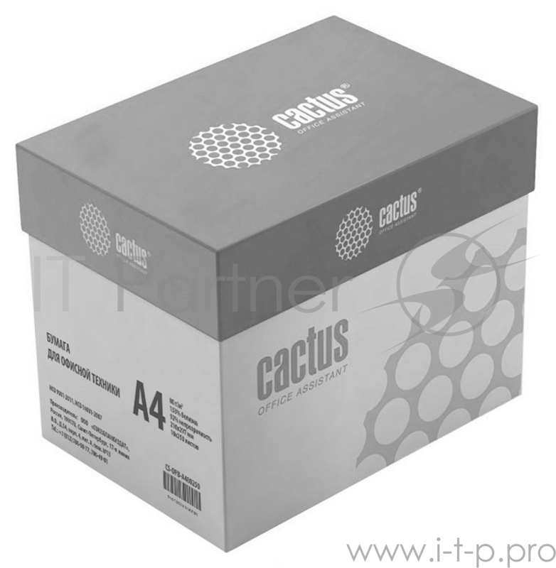 Бумага Cactus CS-OPB-A480250 класс B CS-OPB-A480250 A4/80г/м2/250л./белый CIE153% общего назначения(офисная)