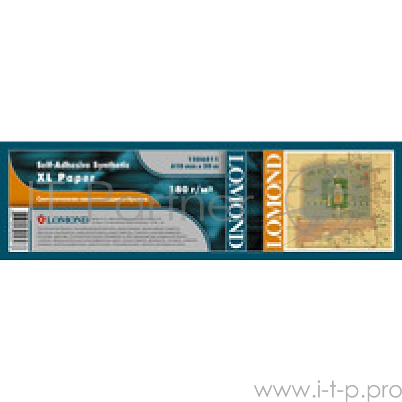 Синтетическая самоклеющаяся бумага LOMOND в роле 914 мм. / 30 м. / 50.8 мм., 180 г/м2.