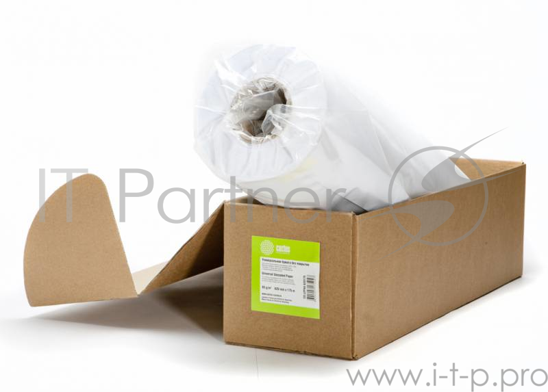 Универсальная инженерная бумага Cactus CS-LFP80-620175 без покрытия А1+,620ммх175м. 80 г/кв.м втулка 76,2мм (3”)