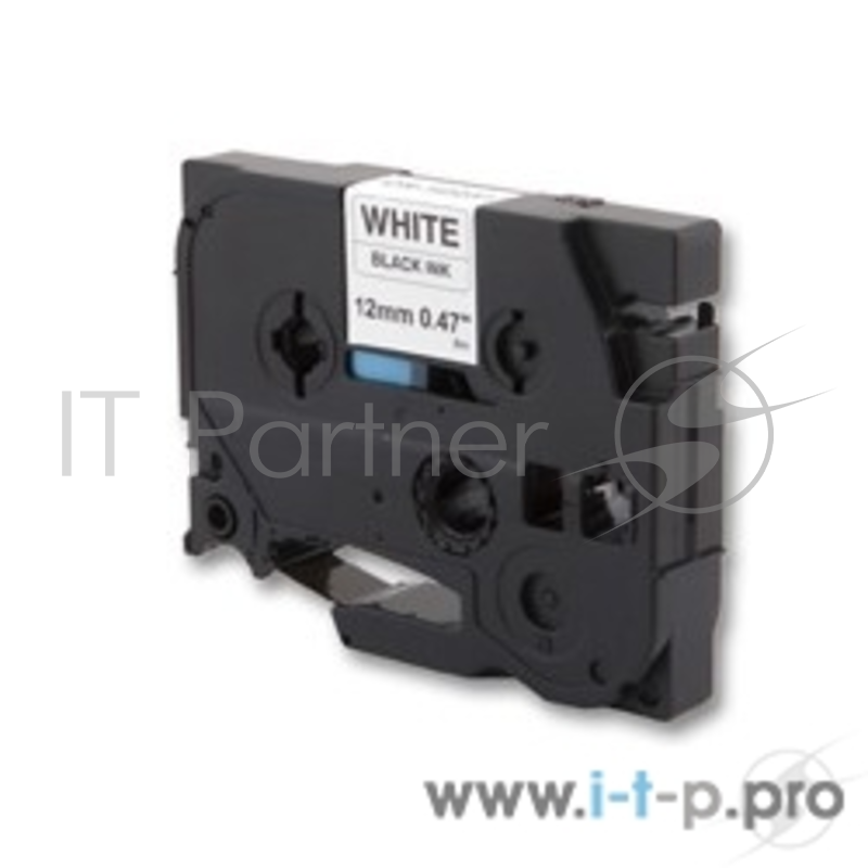 Лента Cactus CS-TZ231 для печати наклеек в устройствах Brother P-touch черный на белом 12мм х 8м